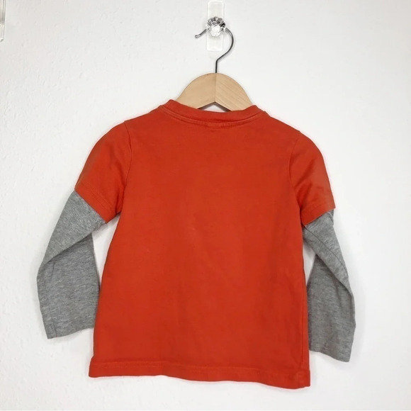 Janie and Jack t-shirt long sleeve Costume Animal orange size 2T - Picture 2 of 7